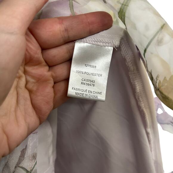 Romantic floral midi skirt Rachel‎ Zoe cottagecore garden party S - Picture 5 of 6